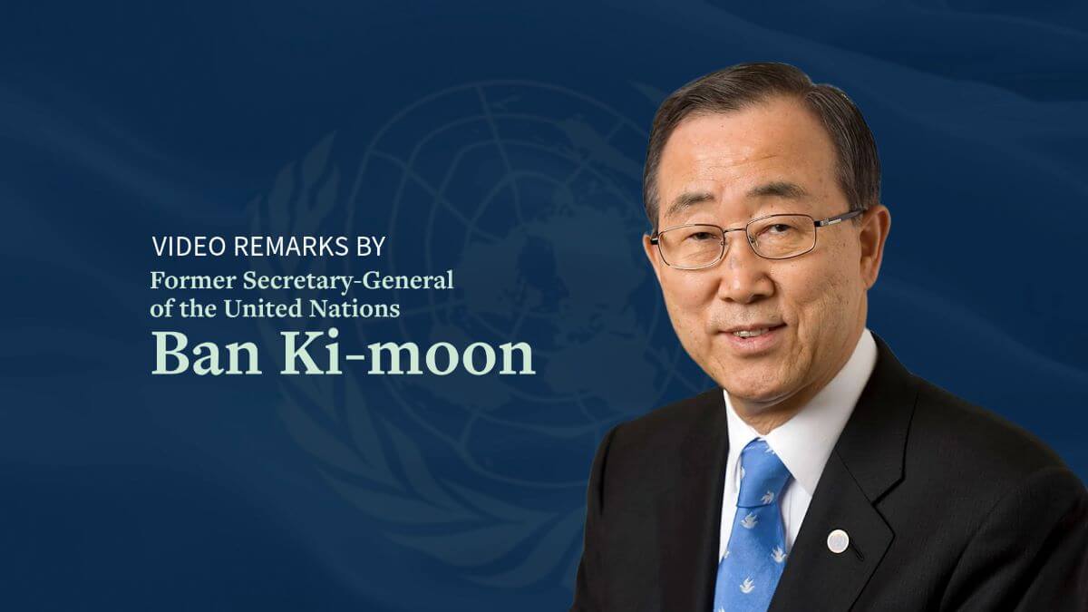 Ban Ki-moon banner