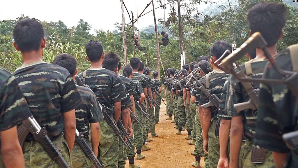 Arakan_Army_Training
